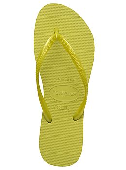 Havaianas Slim Flip Flops Wild Lime