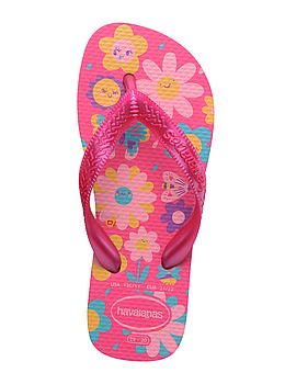 Havaianas Girls Flores Flip Flops Pink Flux