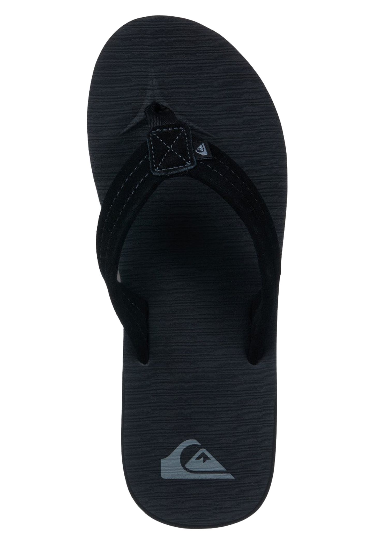 Quiksilver Carver Suede Flip Flops Black