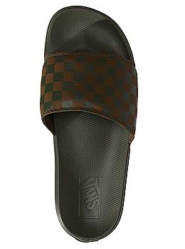 Vans La Costa Sliders Obsidian Fern