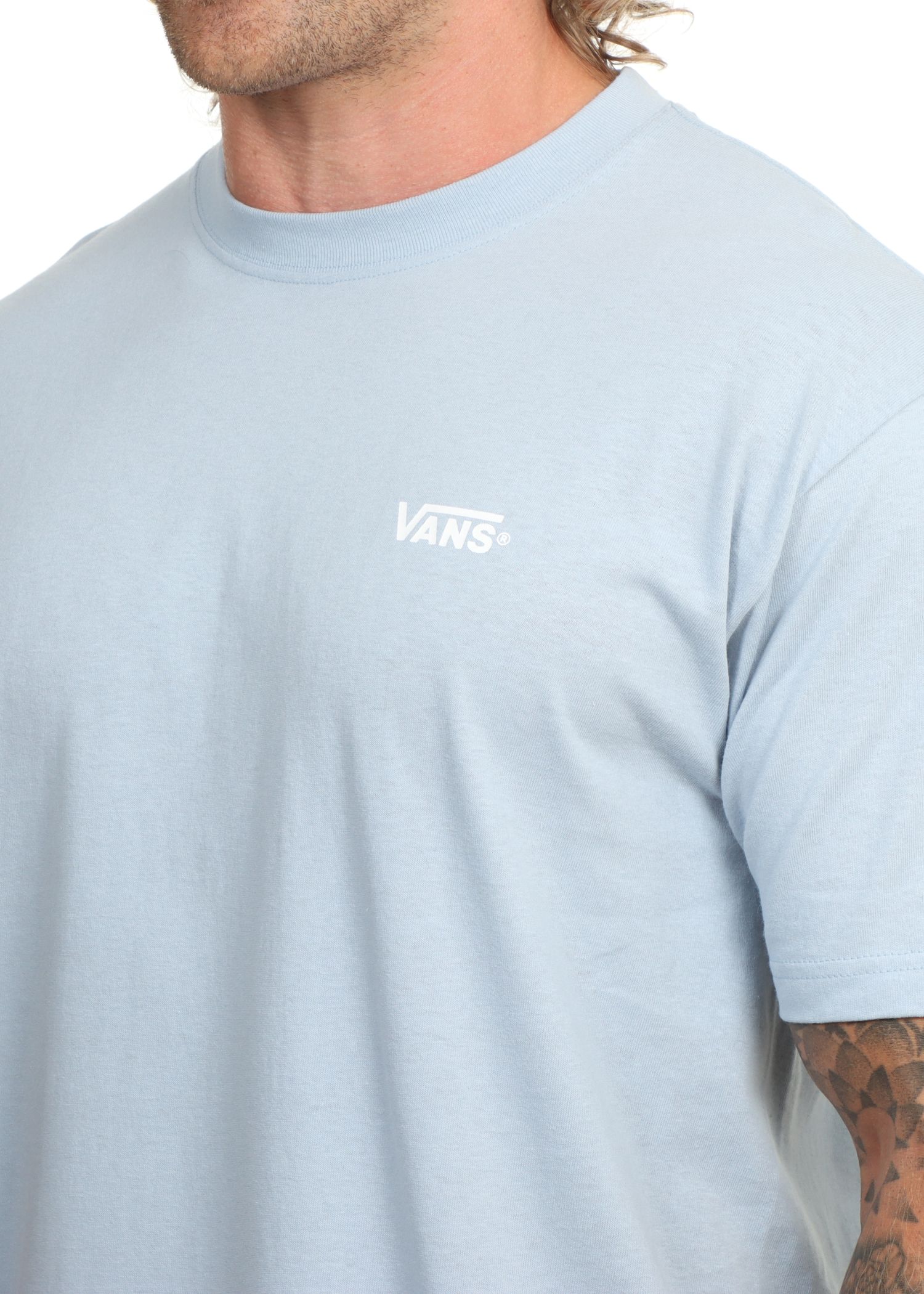 Vans Left Chest Tee Soft Slate