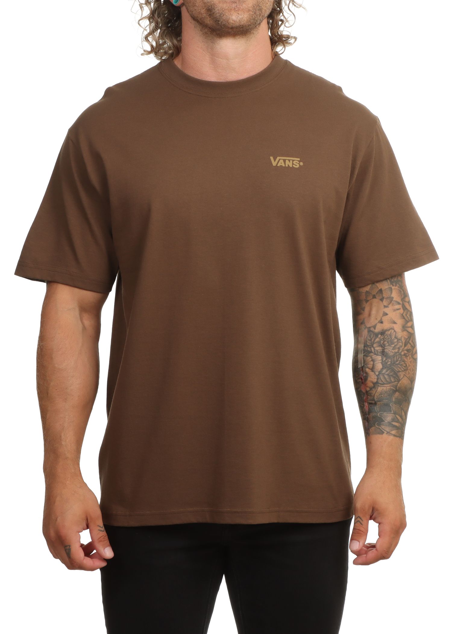 Vans Left Chest Tee Vintage Cocoa