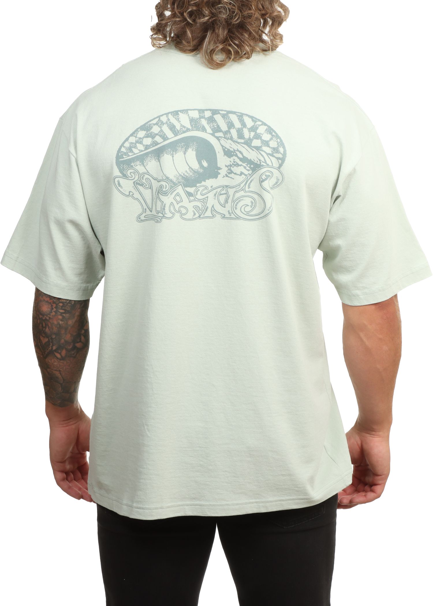 Vans Check Overhead Tee Dusty Mint