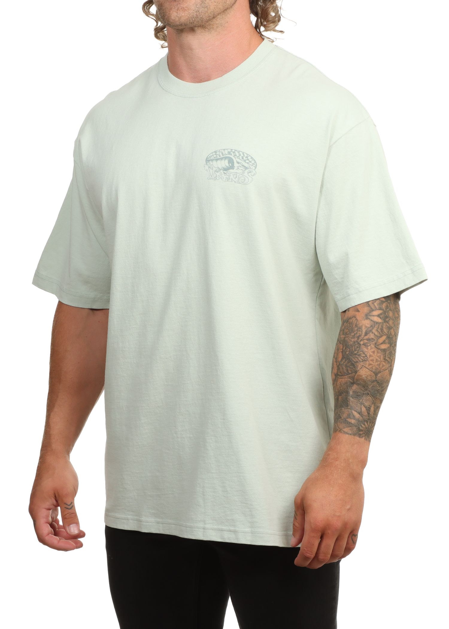 Vans Check Overhead Tee Dusty Mint