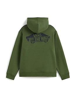 Vans Boys Double Standard Hoodie Green