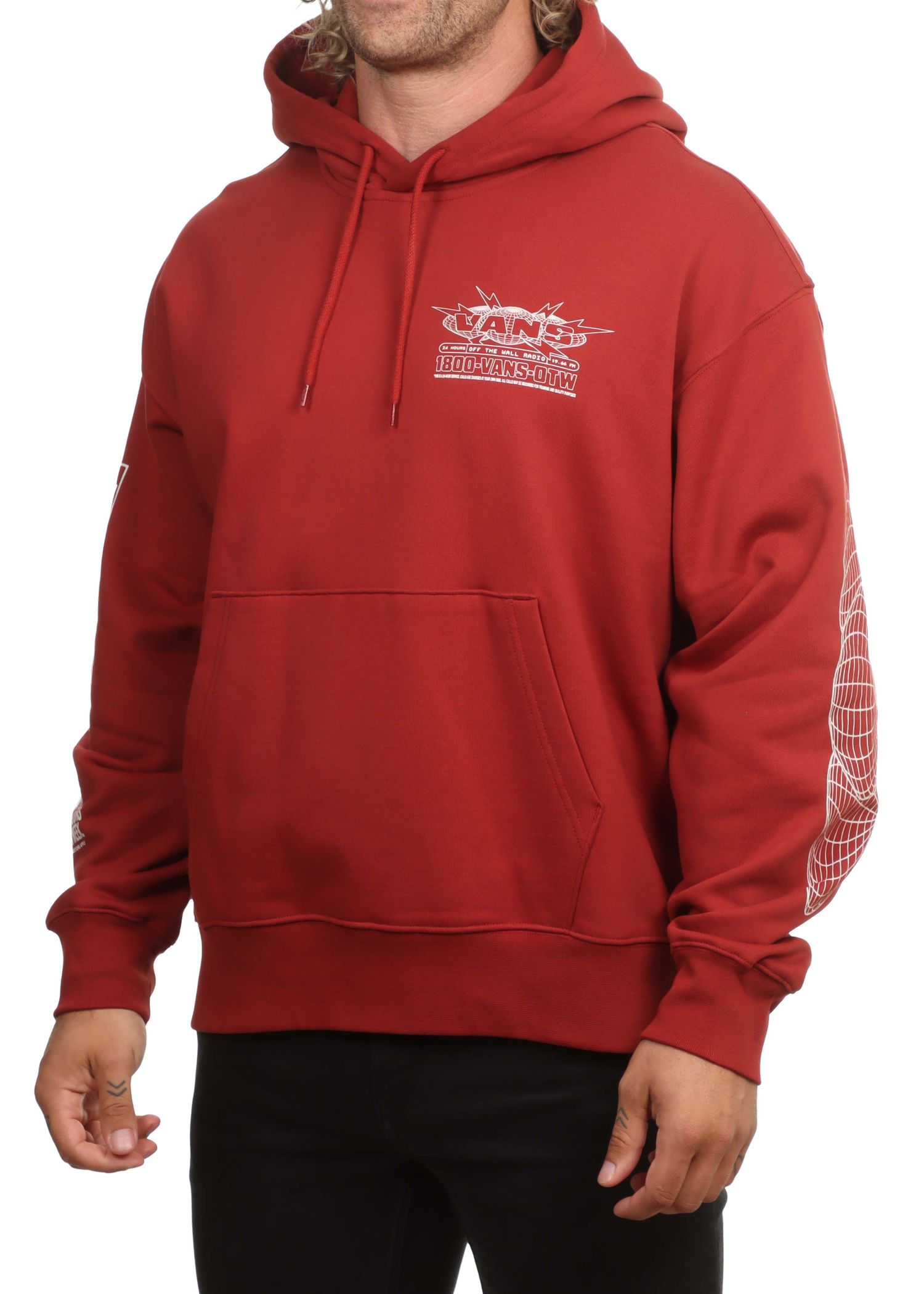 Vans Hotline Radio Hoodie Poppy Ember