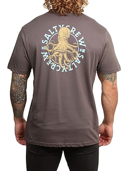 Salty Crew Tentacles Premium Tee Charcoal