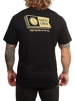 Salty Crew Alphabet Tee Black