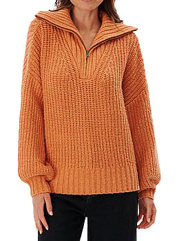 Ripcurl Seeker 1/4 Zip Sweater Clay