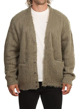 Obey Patron Cardigan Tea Leaf