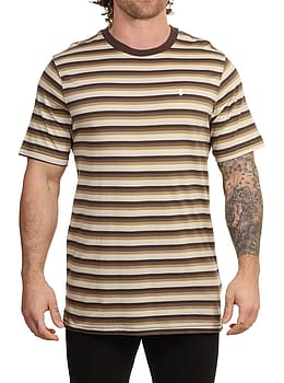 Volcom Level Stone Crew Tee Wren