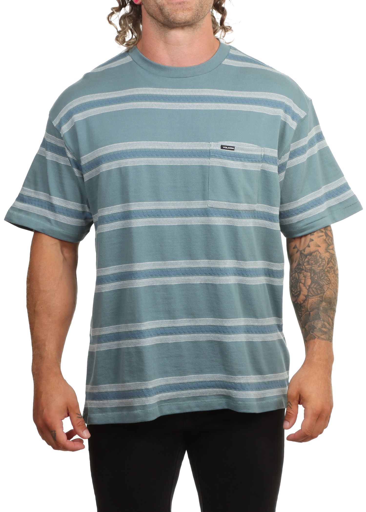 Volcom Yewster Crew Tee Tradewinds