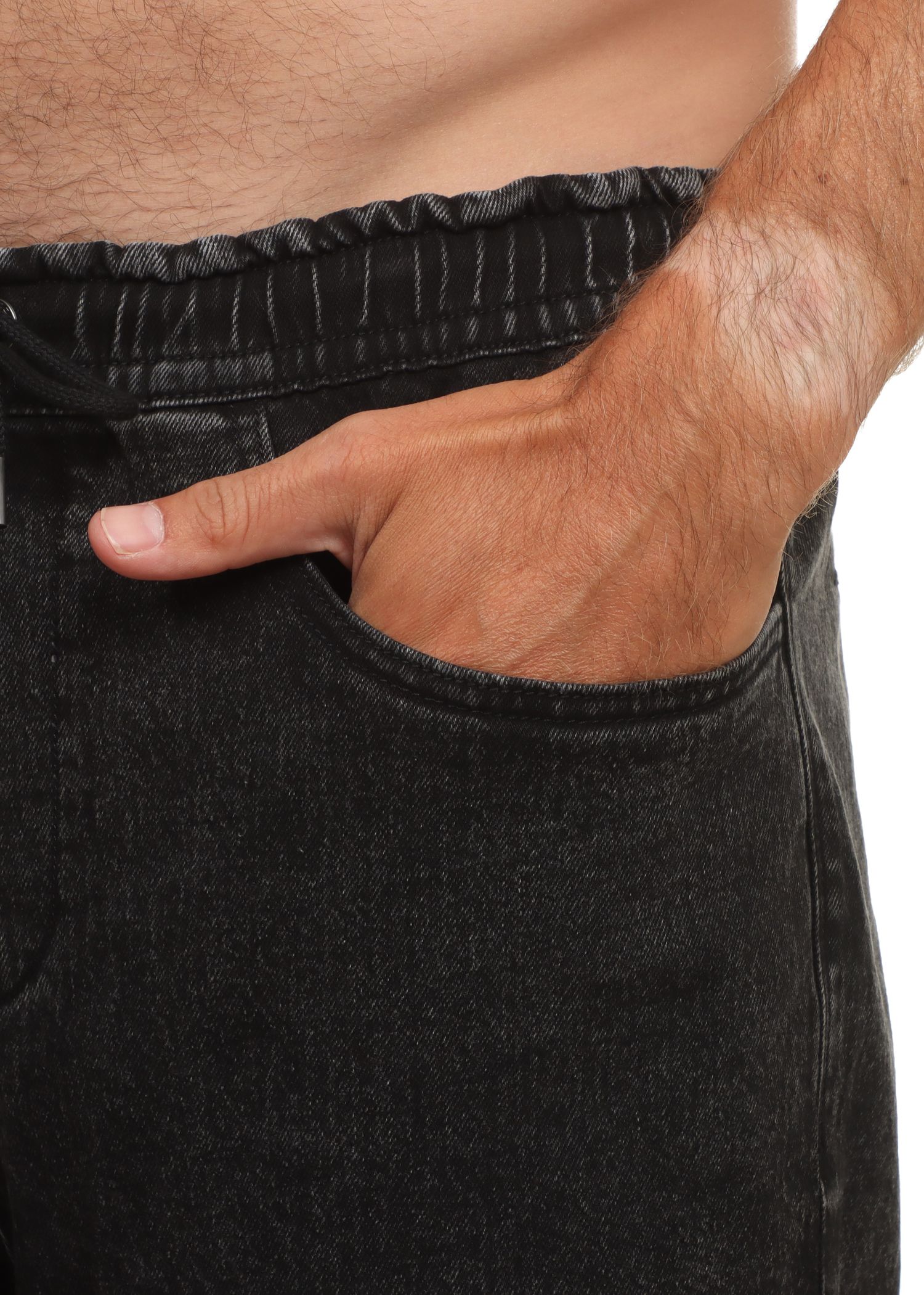 Volcom Freazy Denim Shorts Blackity Black