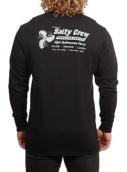 Salty Crew Props Long Sleeve Tee Black