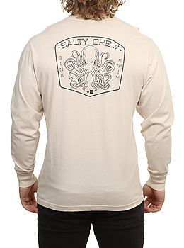 Salty Crew Tako Club Long Sleeve Tee Moonbeam