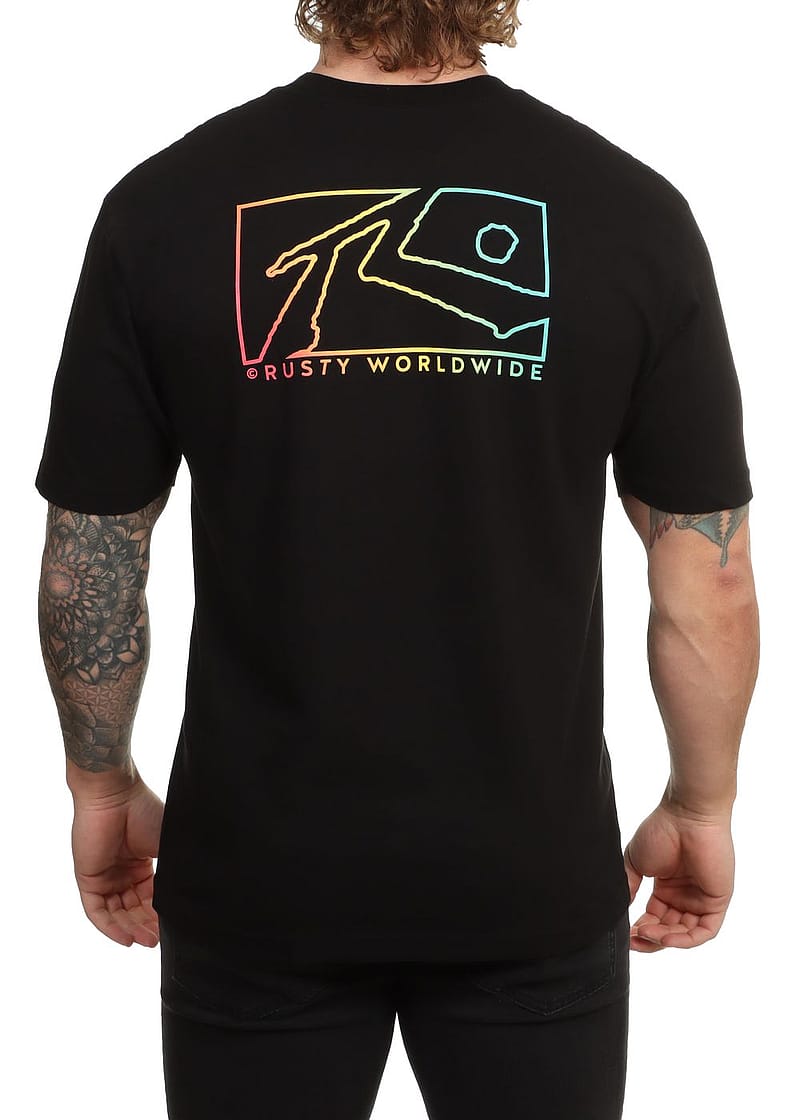 Rusty Boxed Out Tee Black