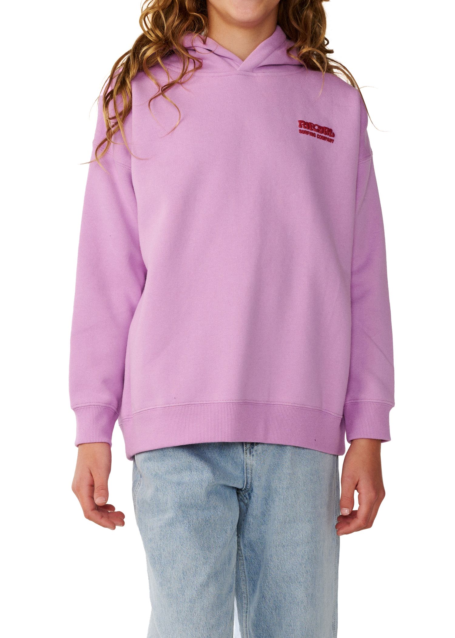 Ripcurl Girls Surf Puff Hoodie Bright Lilac