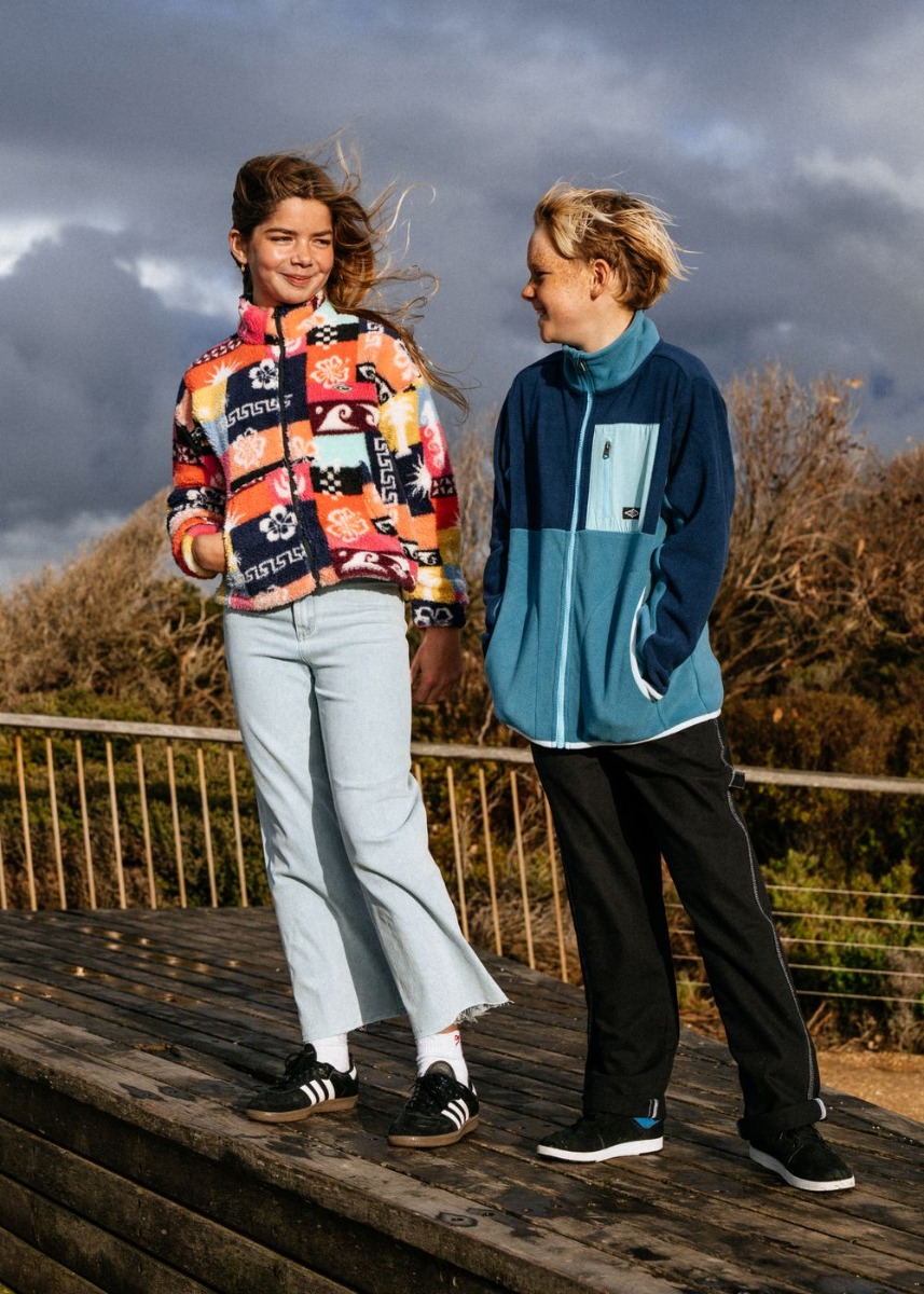 Ripcurl Boys Raw Energy Block Fleece Blue