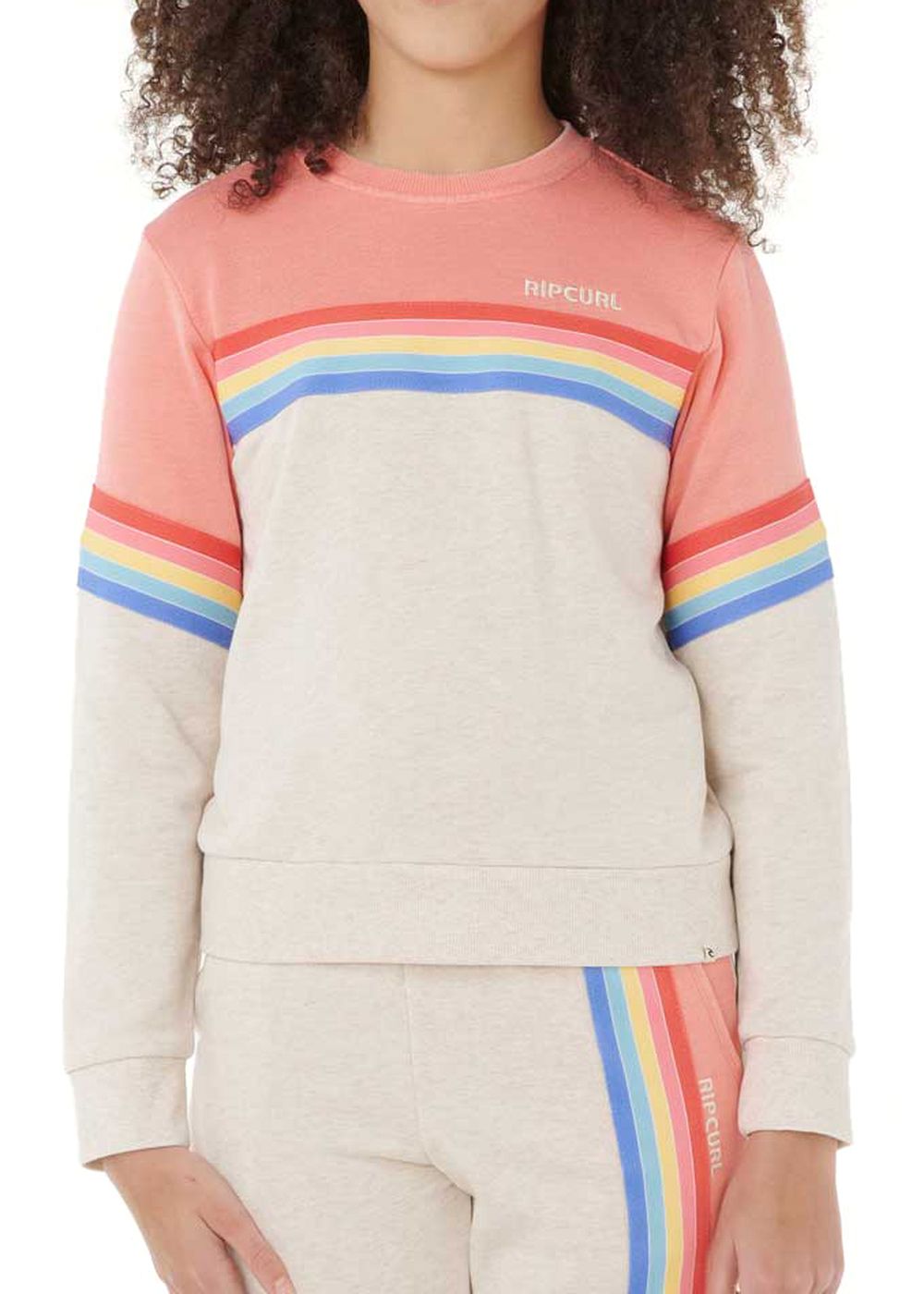Ripcurl Girls Surf Revival Crew Oatmeal