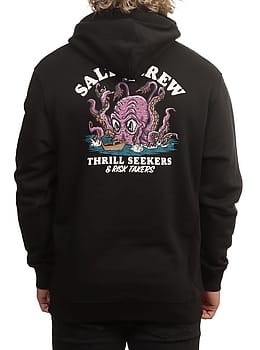 Salty Crew Kraken Monster Hoodie Black