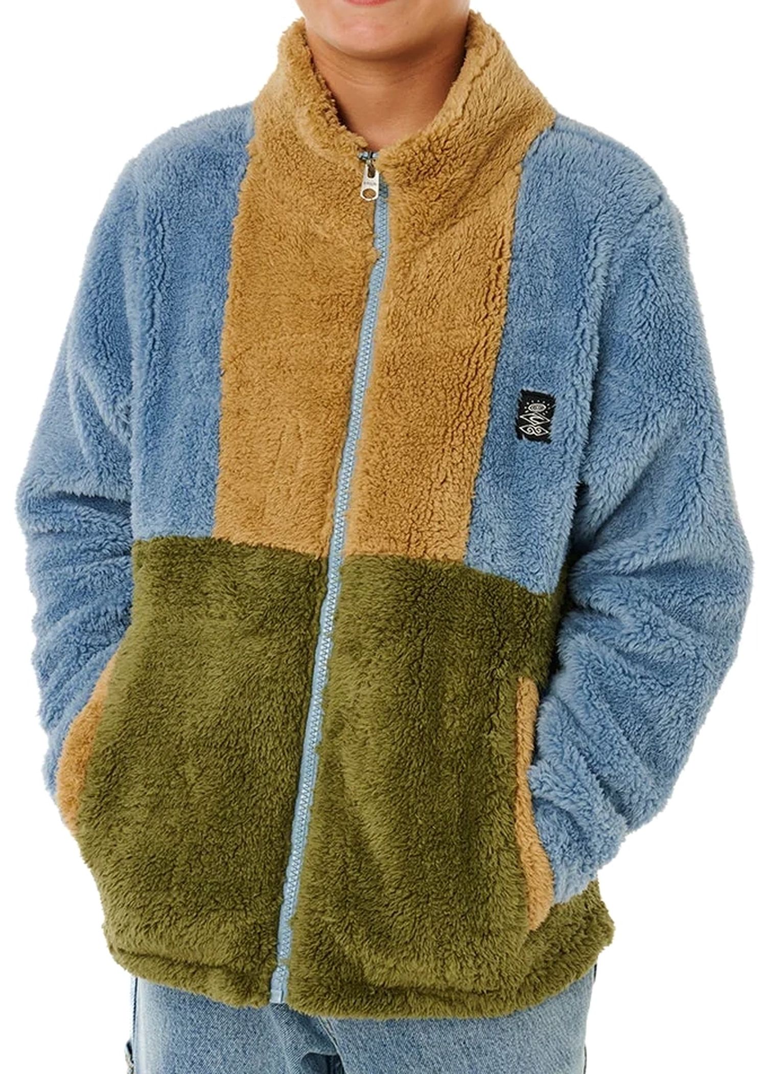 Ripcurl Boys Block Party Polar Fleece Denim