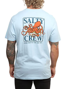 Salty Crew Ink Slinger Tee Clear Sky