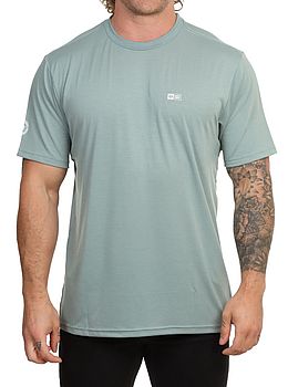 Salty Crew Alpha Crossover Tech Tee Deep Sea