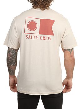 Salty Crew Flagship Tee Moonbeam