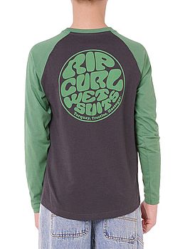 Ripcurl Boys Wettie Icon Long Sleeve Green