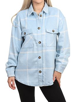 Ripcurl The Search Flannel Shirt Light Blue