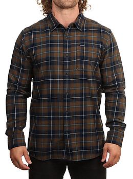 Volcom Caden Plaid Shirt Navy