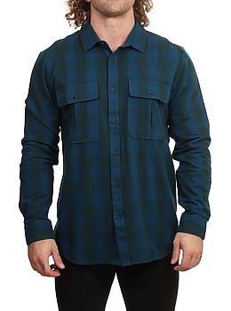 Volcom Shadowstone Flannel Shirt Scarab