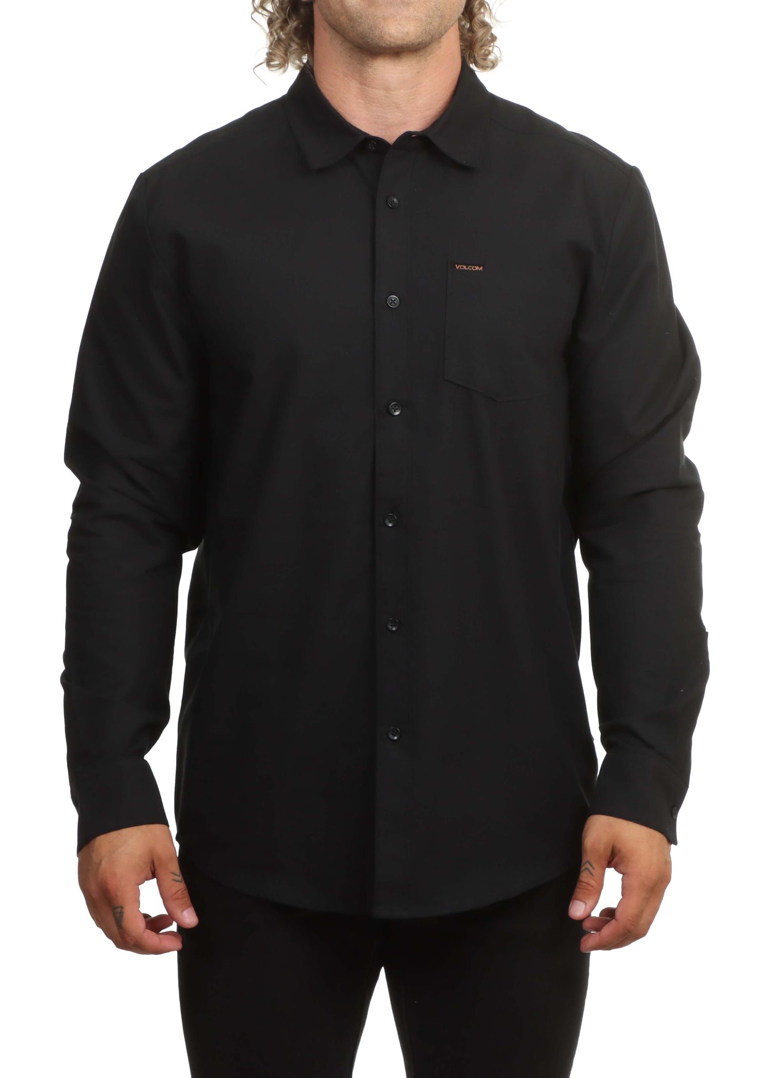 Volcom Veeco Oxford Shirt Black