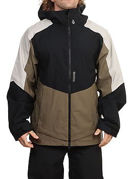 Volcom Brighton Full Zip Snow Jacket Military