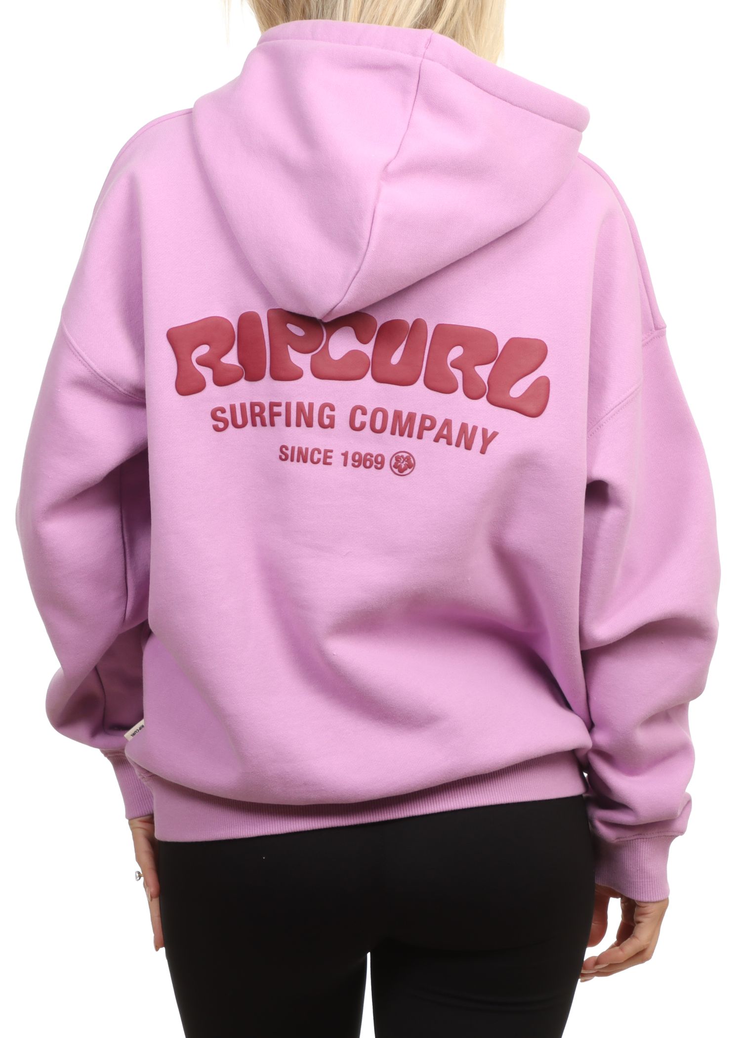 Ripcurl Surf Puff Relaxed Hoodie Bright Lilac
