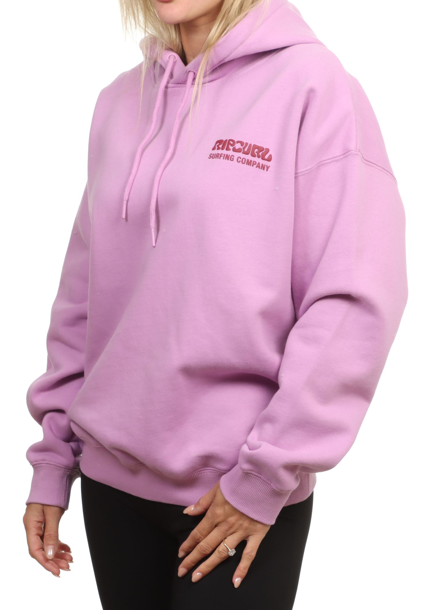 Ripcurl Surf Puff Relaxed Hoodie Bright Lilac