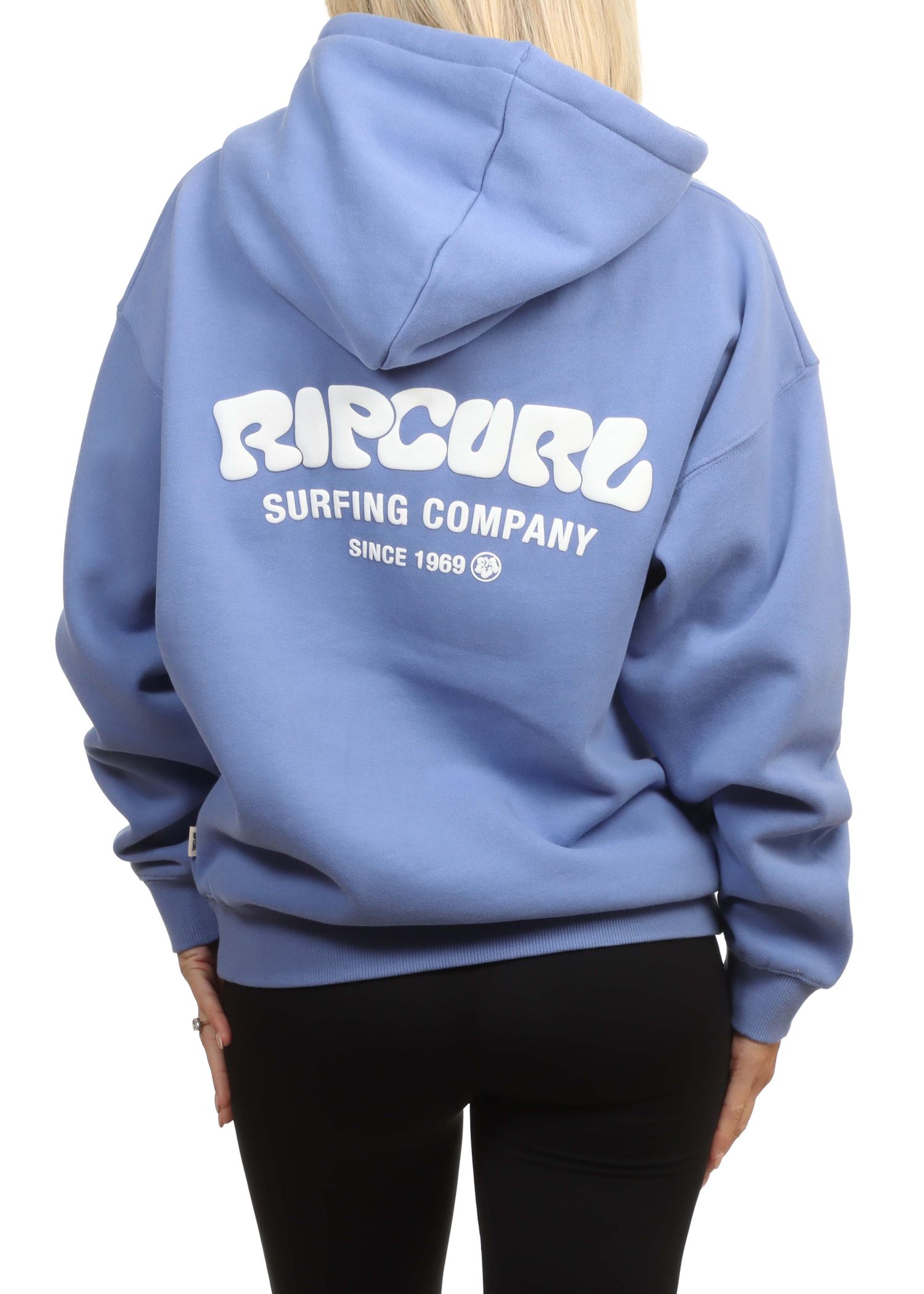 Ripcurl Surf Puff Relaxed Hoodie Mid Blue