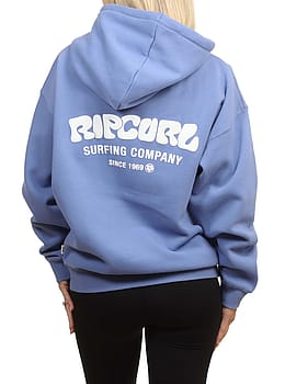 Ripcurl Surf Puff Relaxed Hoodie Mid Blue