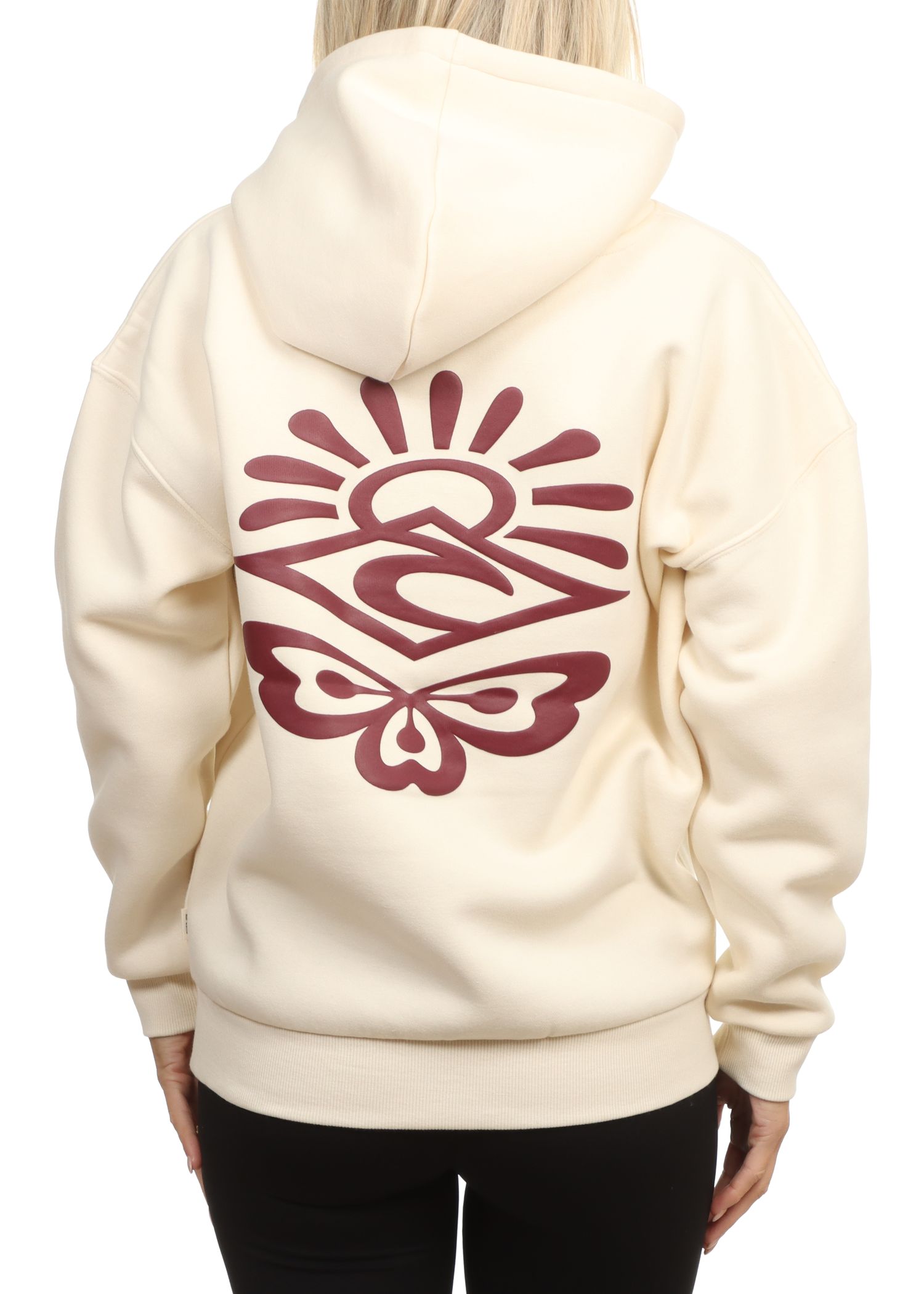Ripcurl Icons Of Surf Relaxed Hoodie Bone