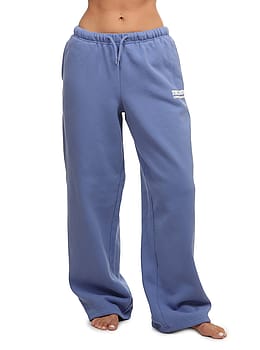 Ripcurl Surf Puff Wide Leg Trackpants Mid Blue