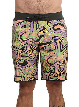 Volcom Infuse Scallop Boardshorts Steel Purple