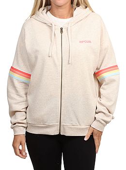 Ripcurl Surf Revival Zip Hoodie Oatmeal Marle