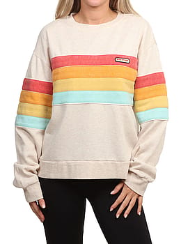 Ripcurl Surf Revival Relaxed Crew Oatmeal
