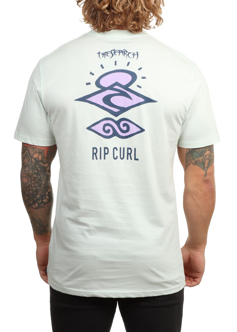 Ripcurl Search Icon Tee Green Mist