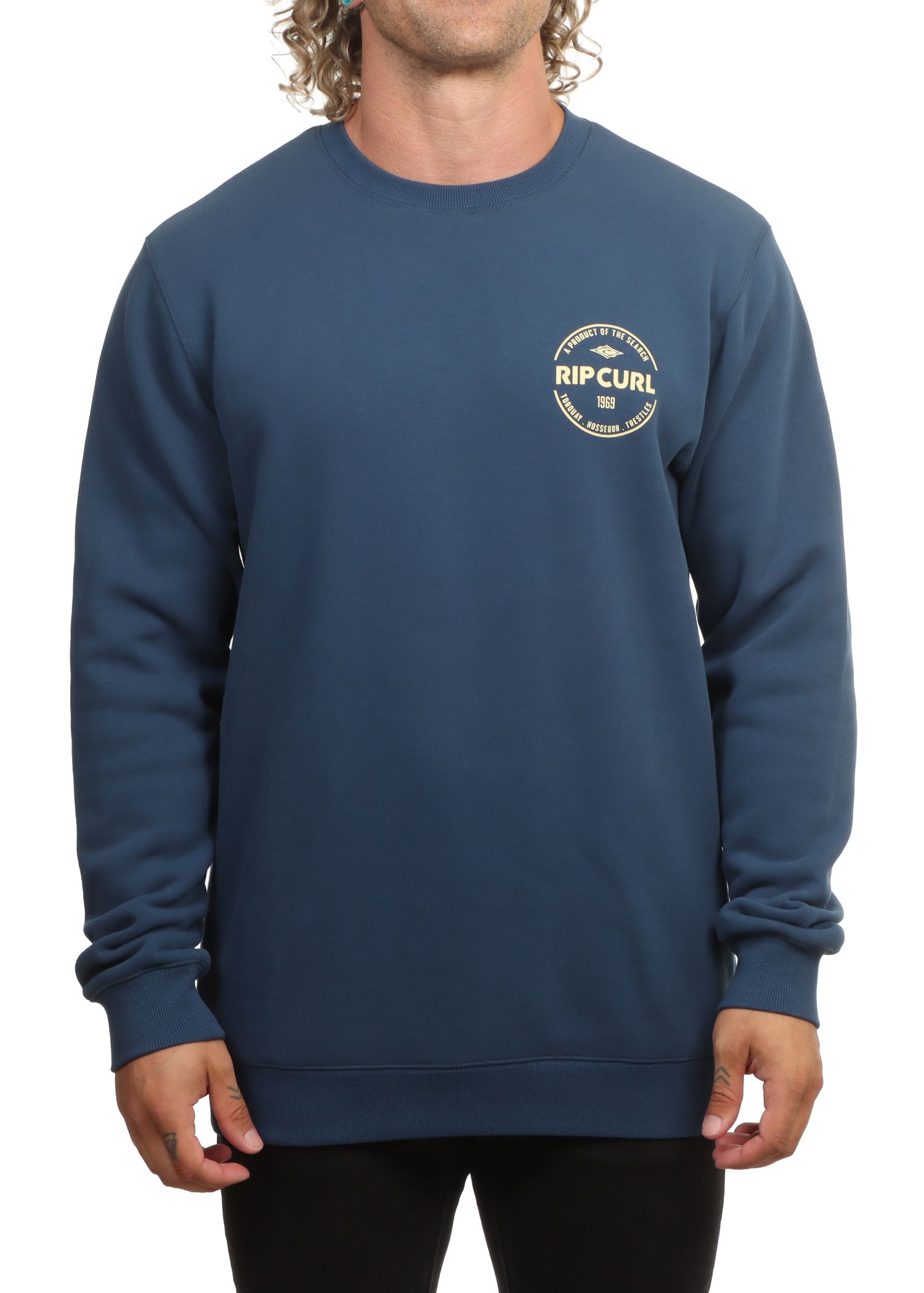 Ripcurl Staple Crew Light Navy
