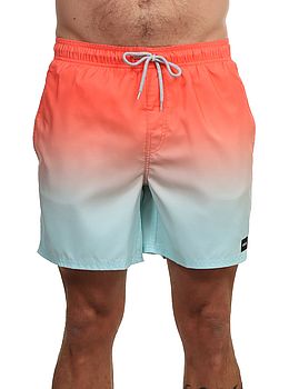 Ripcurl Offset Fade Volley Shorts Red