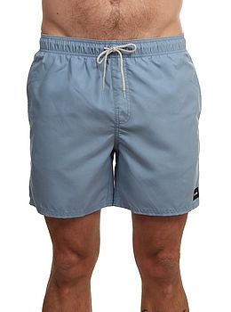 Ripcurl Offset Washed Volley Shorts Faded Denim