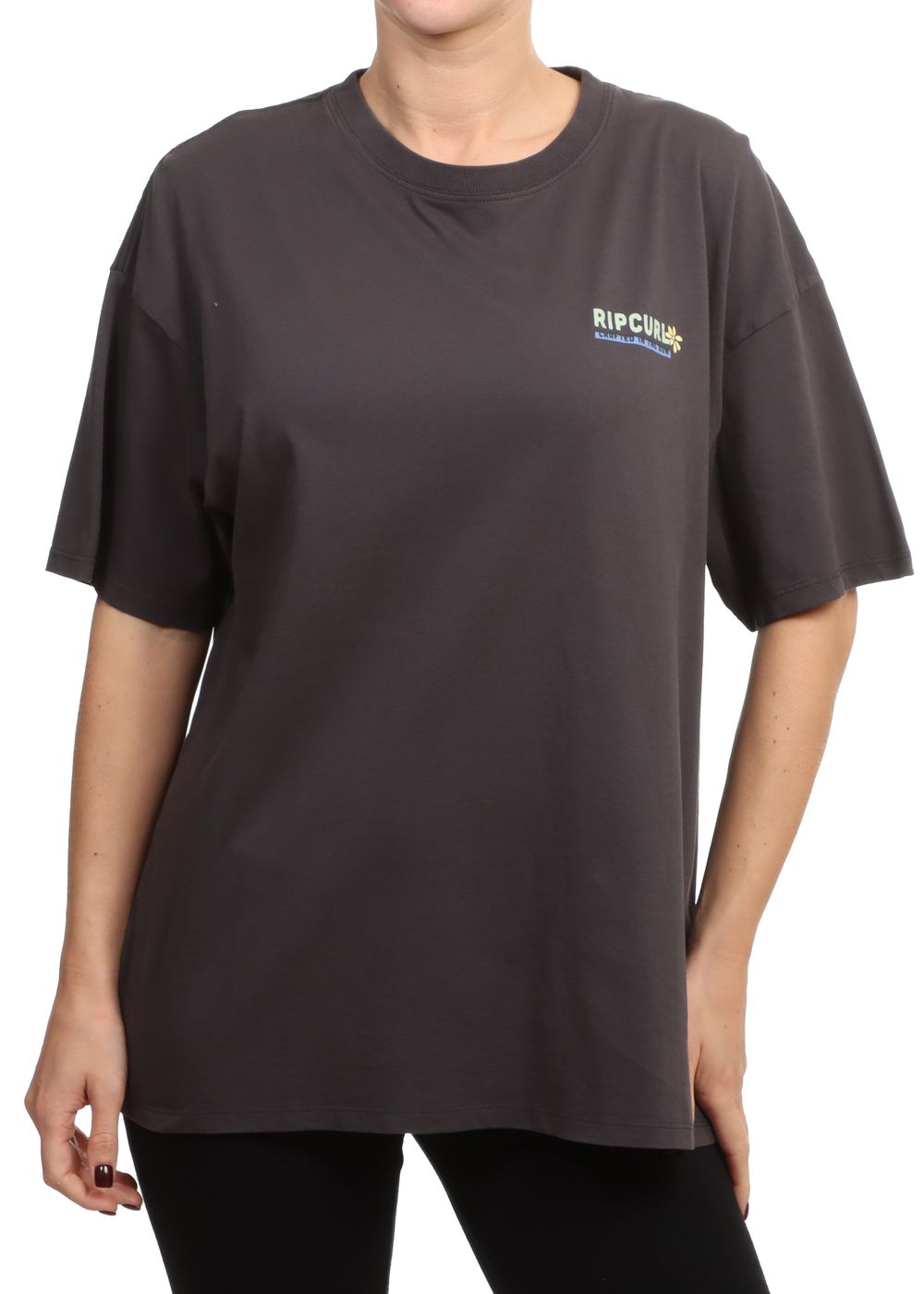 Ripcurl Summer Heritage Tee Washed Black