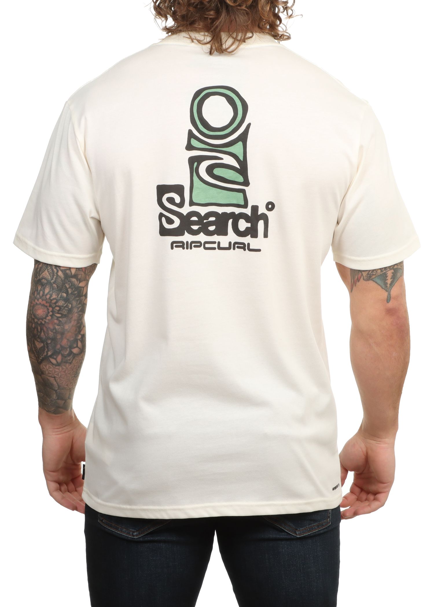 Ripcurl Vaporcool Search Stack Tee Bone
