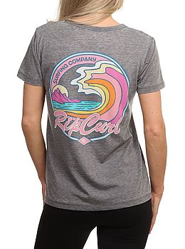 Ripcurl Layday Standard Tee Washed Black